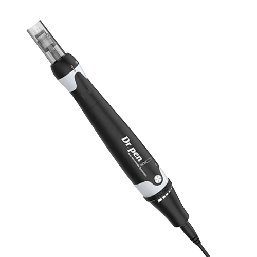 Le Stylo Dr Pen A7 est utilisé pour les soins Microneedling & Bbglow. La cartouche d’aiguilles est introduite à son embout.